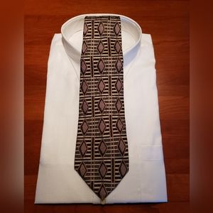 Rbt Talbott Studio for Nordstrom Monochrome Geometric Tie, 3 3/4" x 57"